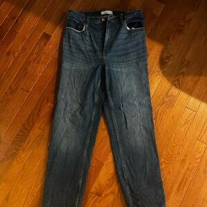 Abercrombie & Fitch Dark Blue Straight Jeans